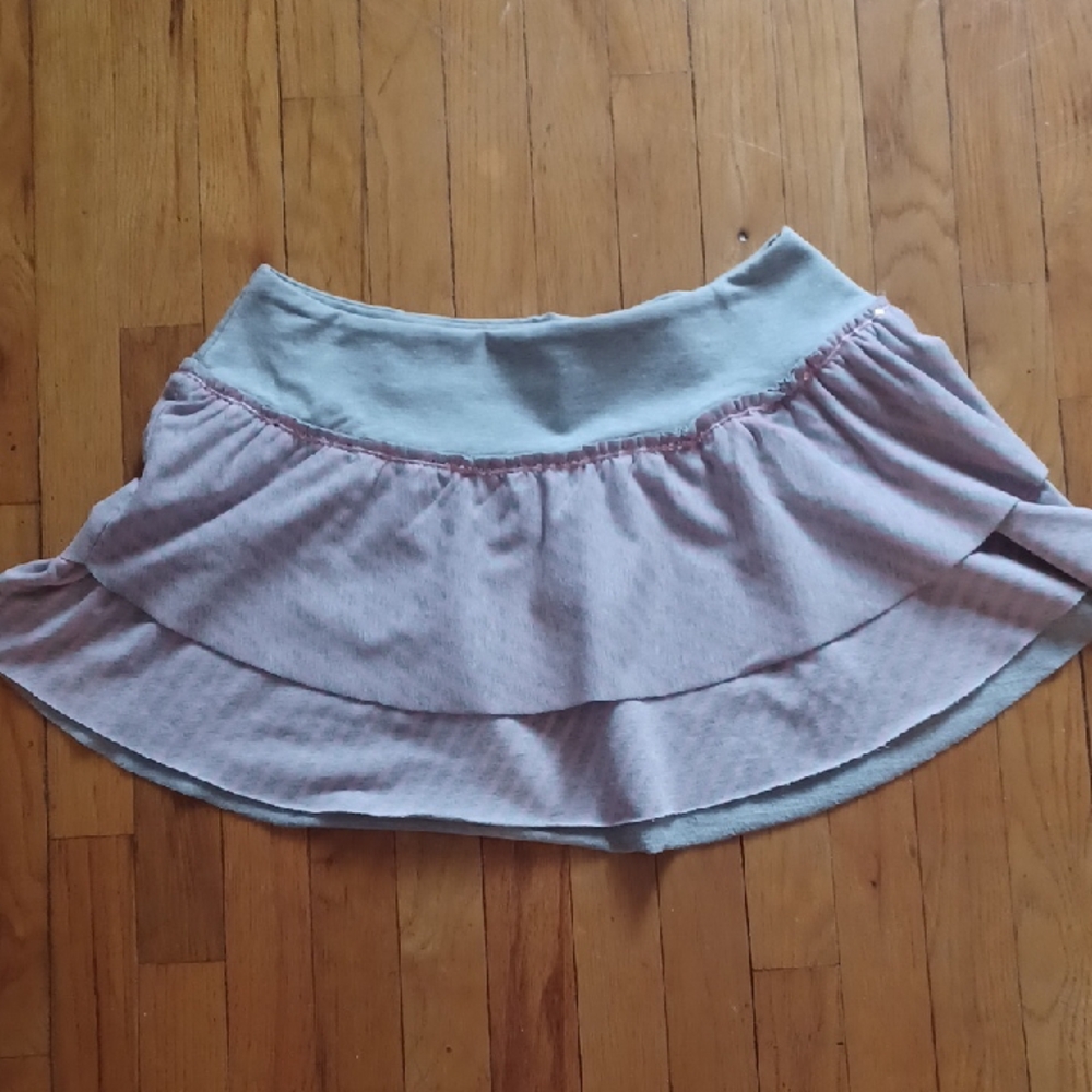 Stylish Gray and Pink Women's Skirt